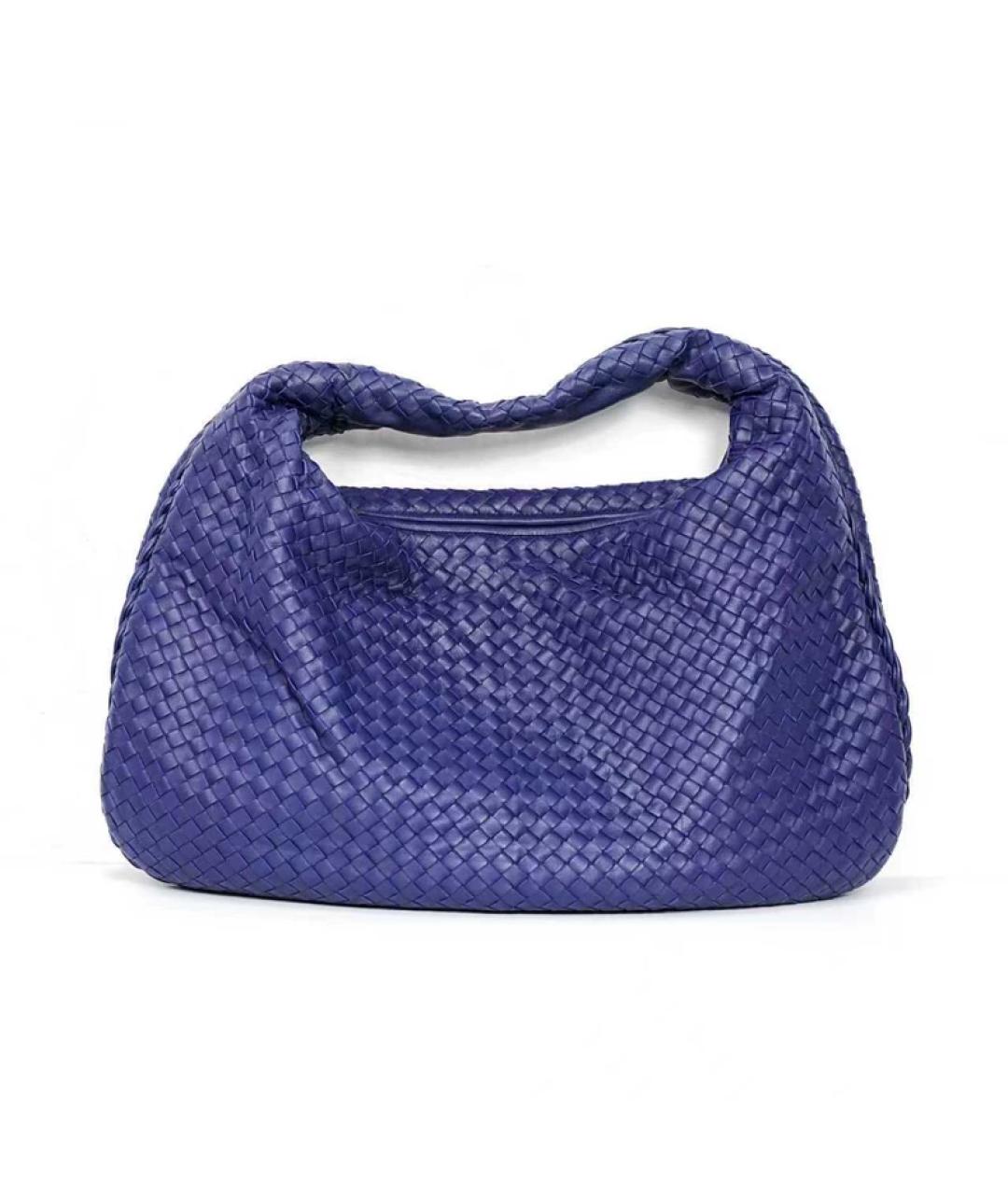 BOTTEGA VENETA Фиолетовая кожаная сумка с короткими ручками, фото 7