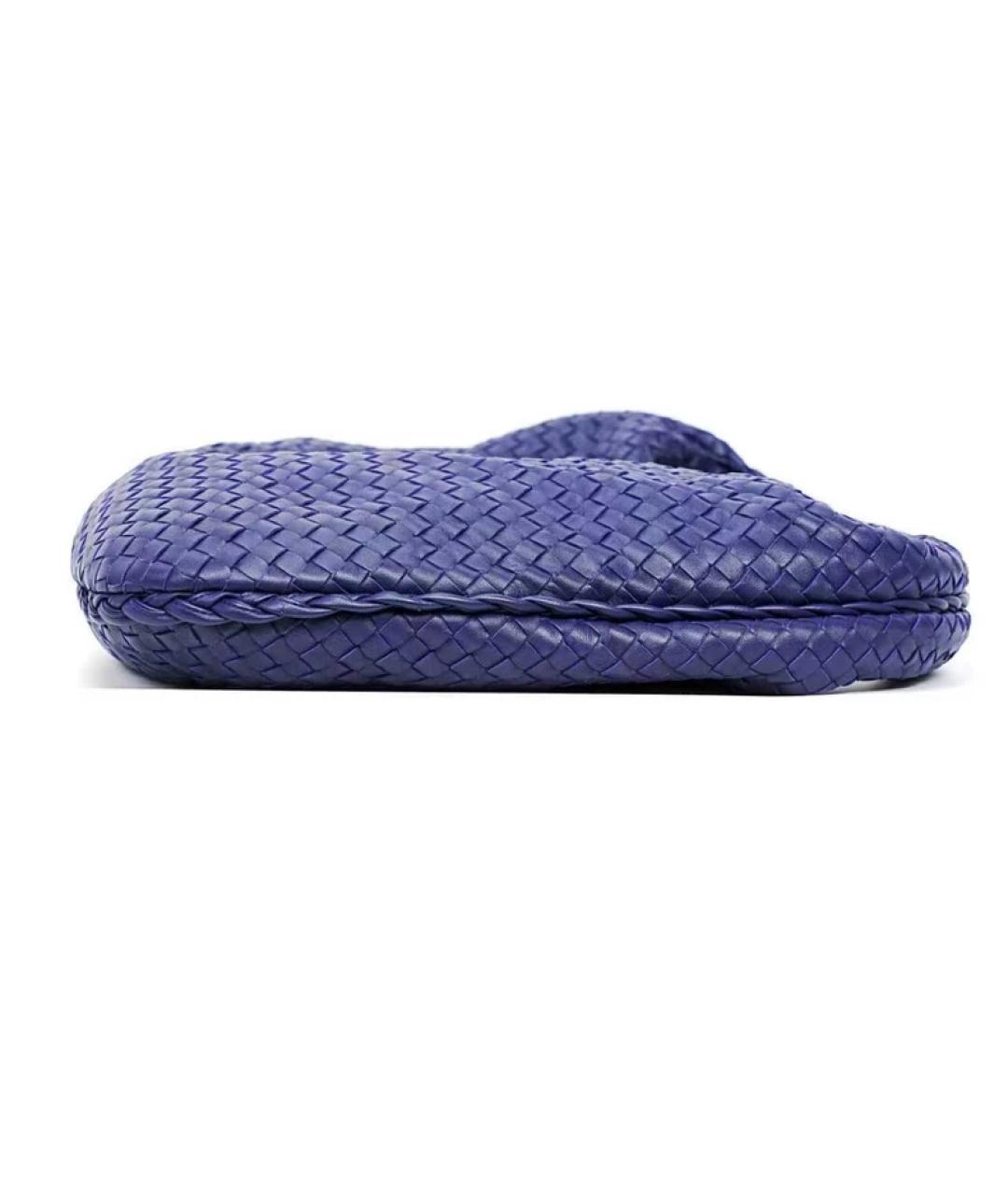 BOTTEGA VENETA Фиолетовая кожаная сумка с короткими ручками, фото 6