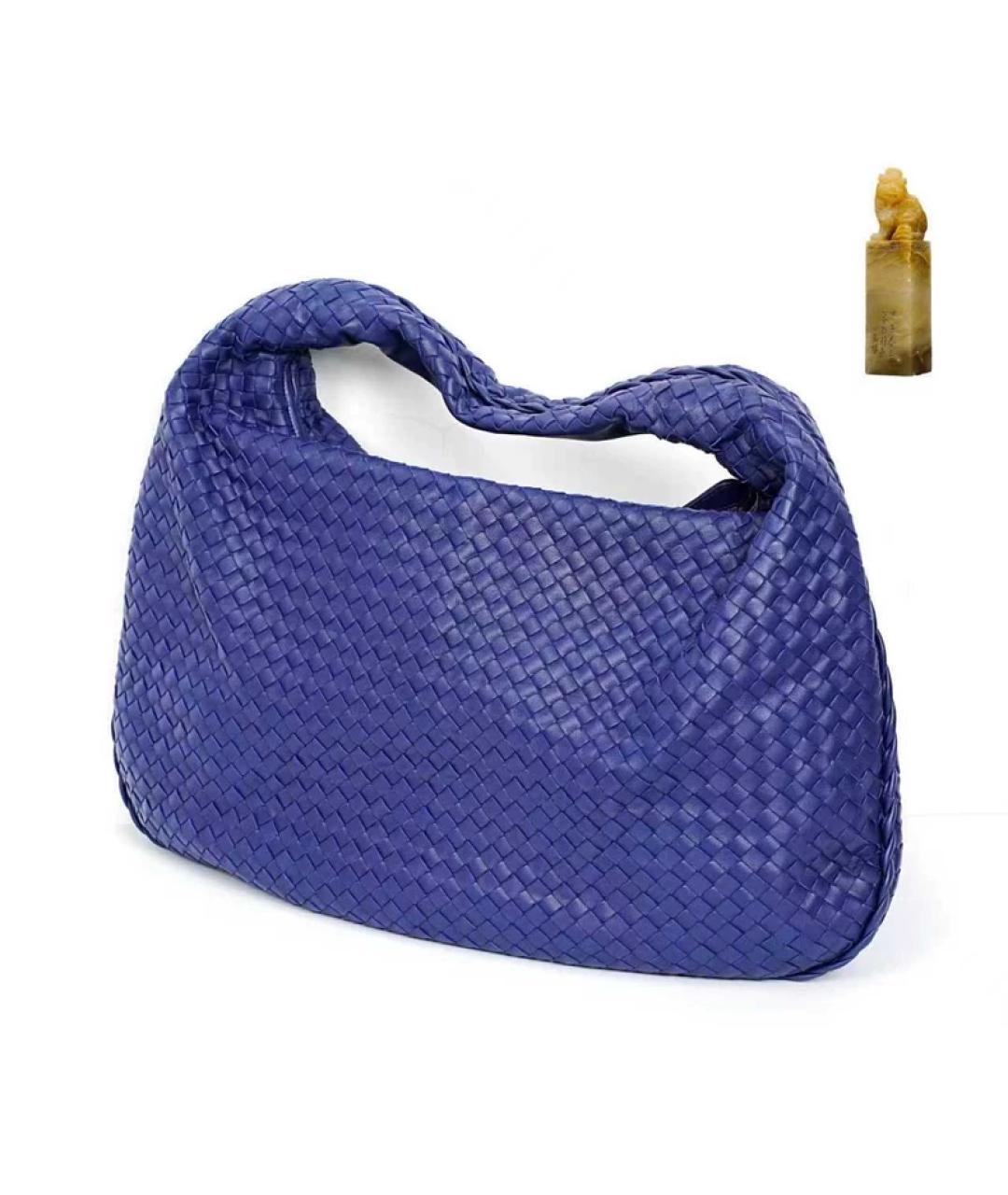 BOTTEGA VENETA Фиолетовая кожаная сумка с короткими ручками, фото 9