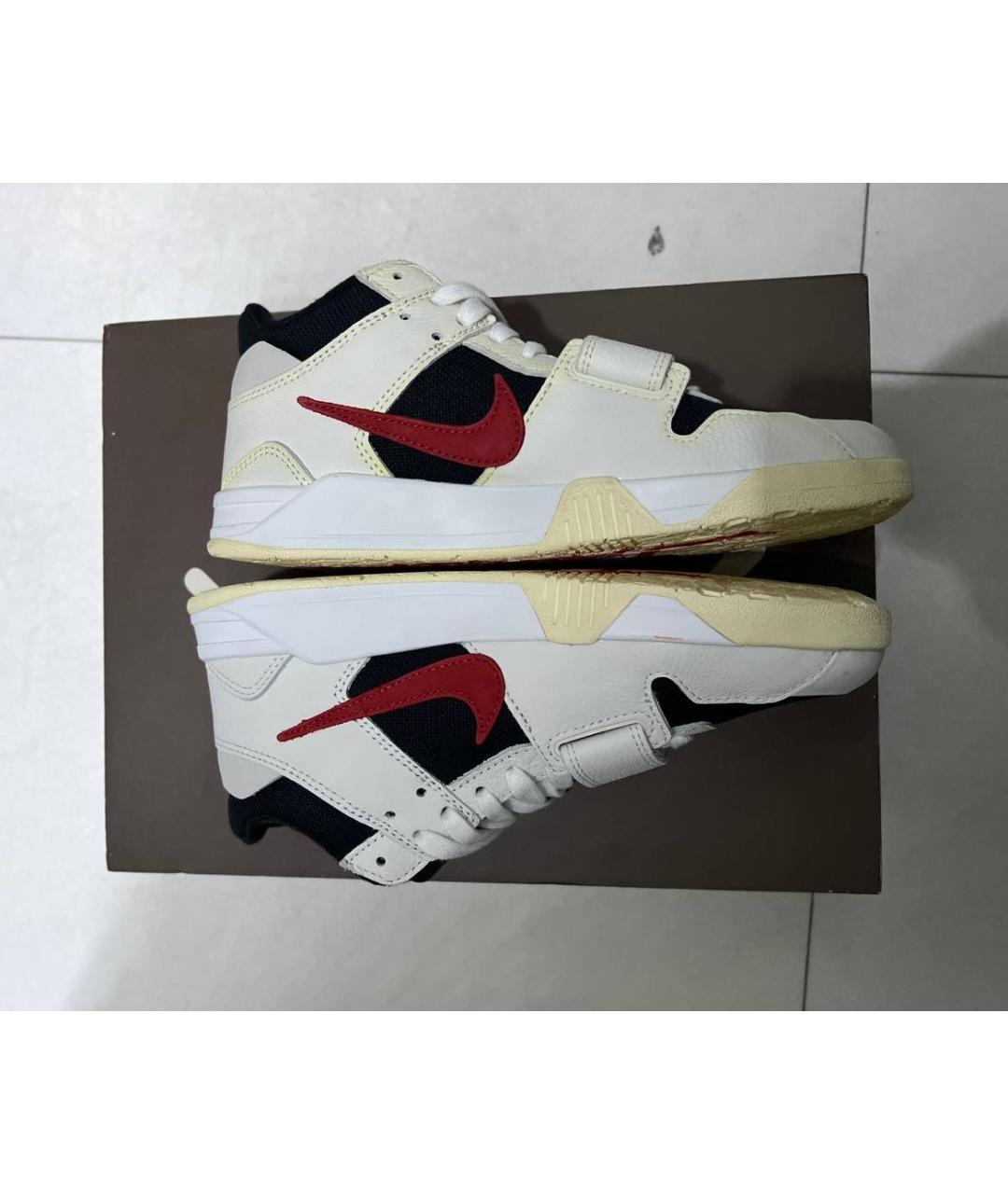 JORDAN Мульти кожаные высокие кроссовки / кеды, фото 5