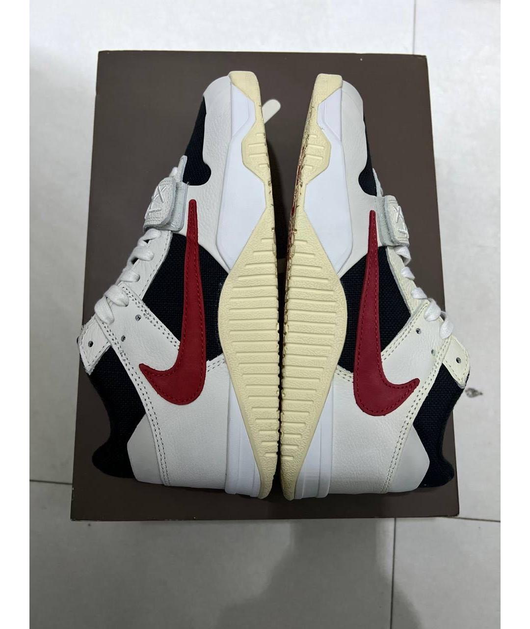 JORDAN Мульти кожаные высокие кроссовки / кеды, фото 3