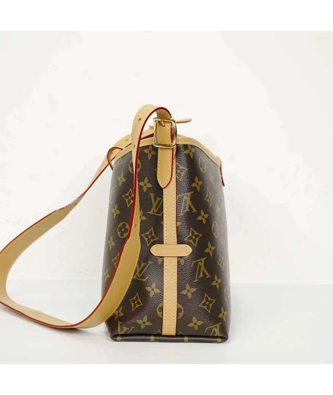 LOUIS VUITTON Коричневая сумка через плечо, фото 4