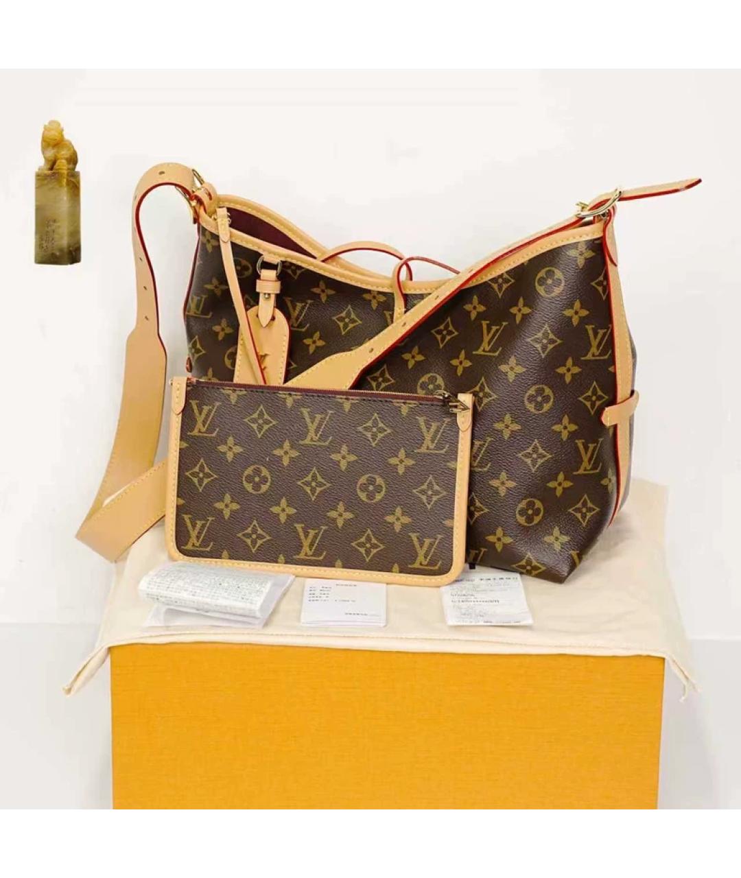 LOUIS VUITTON Коричневая сумка через плечо, фото 9