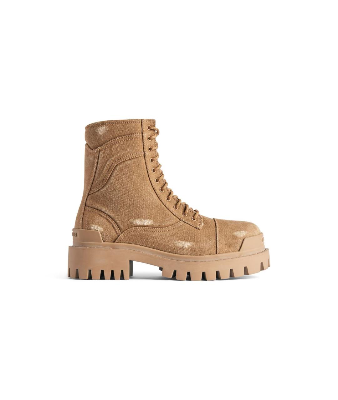 BALENCIAGA Бежевые высокие ботинки, фото 5
