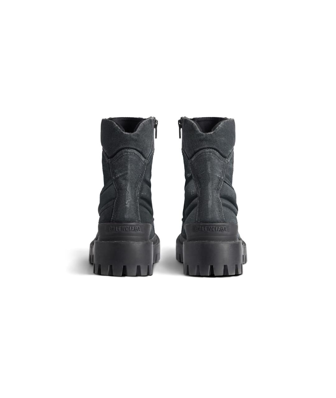 BALENCIAGA Черные высокие ботинки, фото 4
