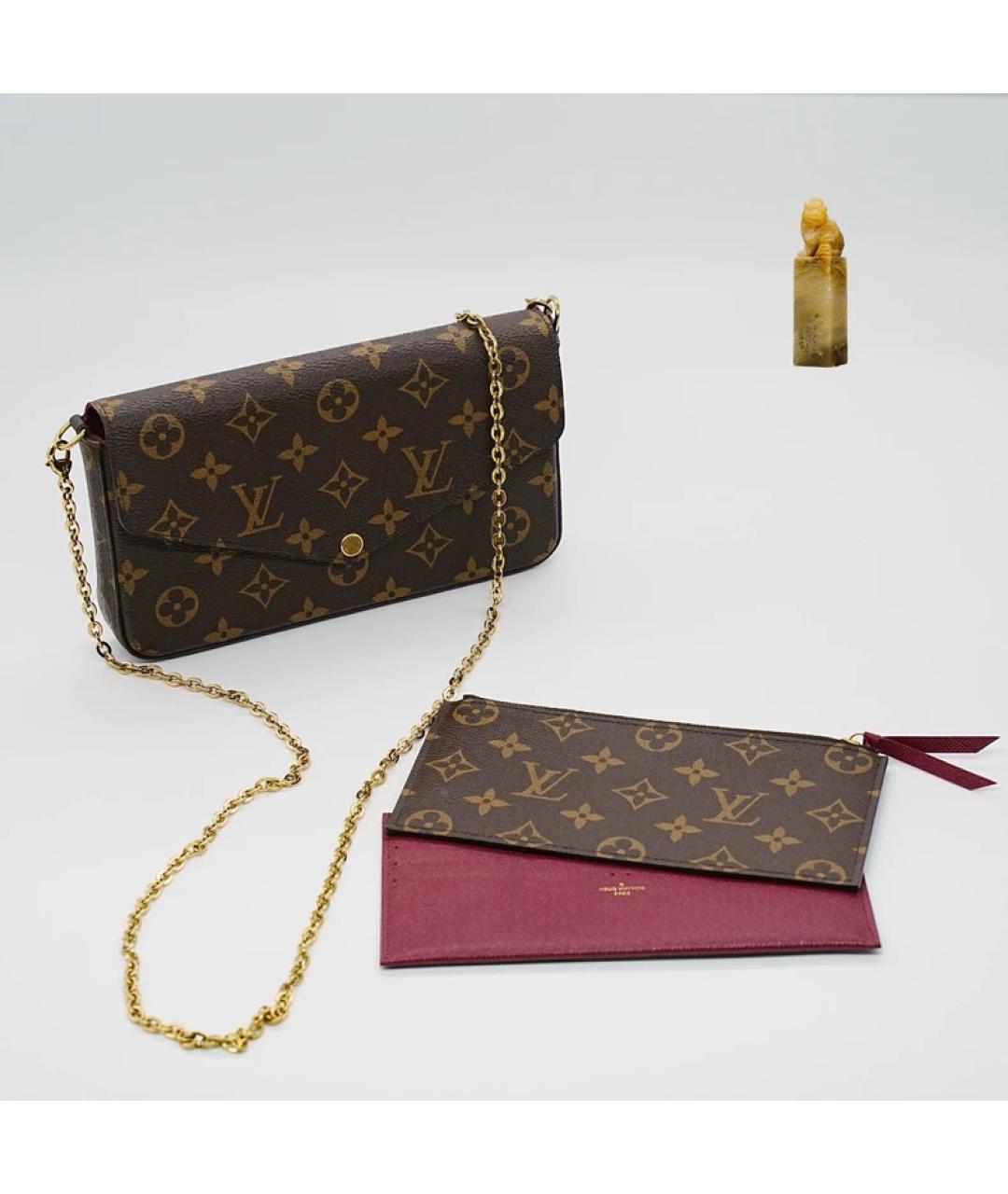 LOUIS VUITTON Коричневая сумка через плечо, фото 9