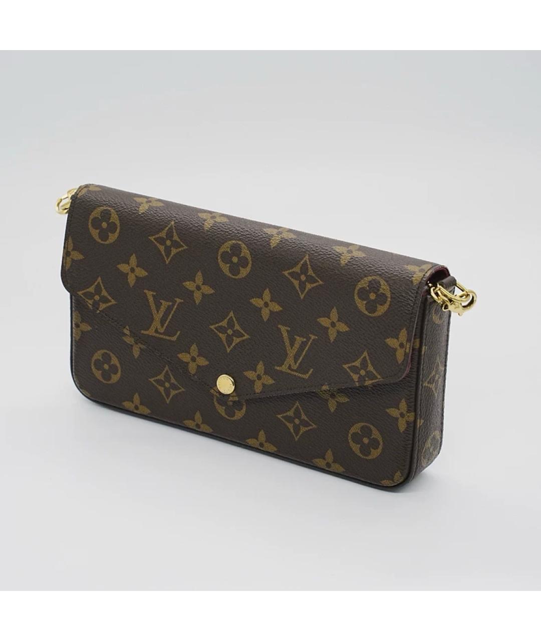 LOUIS VUITTON Коричневая сумка через плечо, фото 4