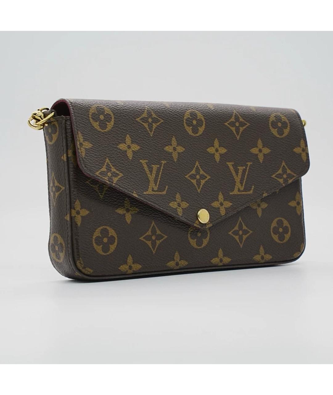 LOUIS VUITTON Коричневая сумка через плечо, фото 3