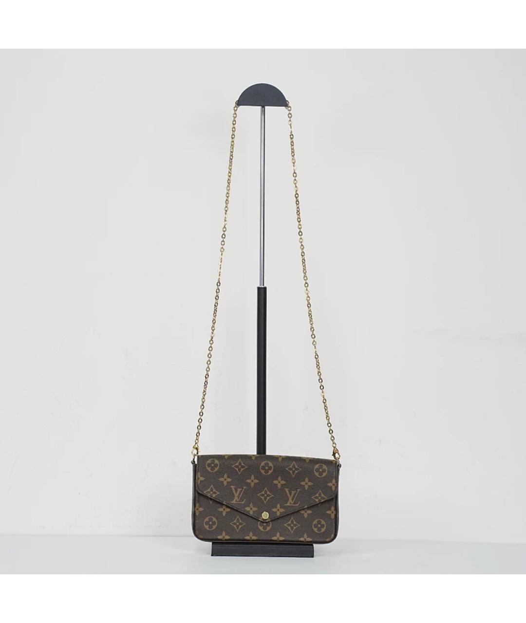 LOUIS VUITTON Коричневая сумка через плечо, фото 2