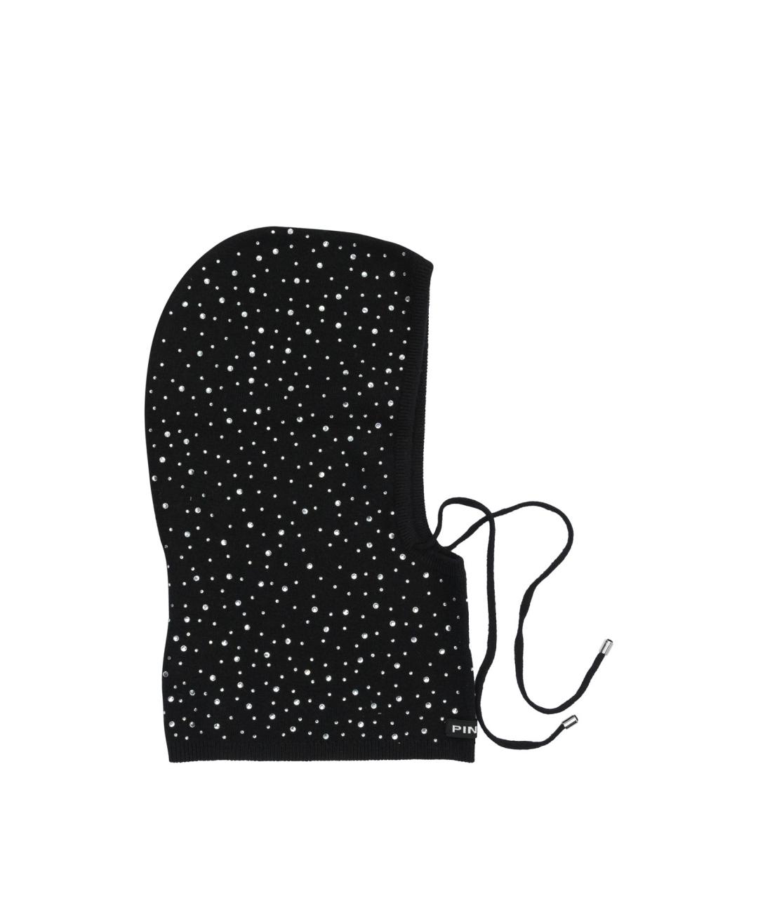 PINKO Черная шерстяная шапка, фото 2