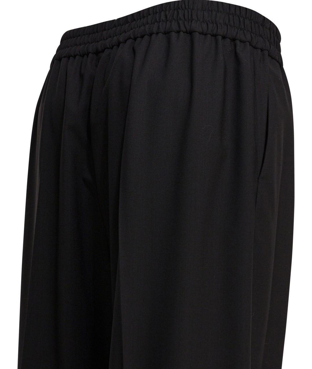 CELINE Черные шерстяные прямые брюки, фото 4