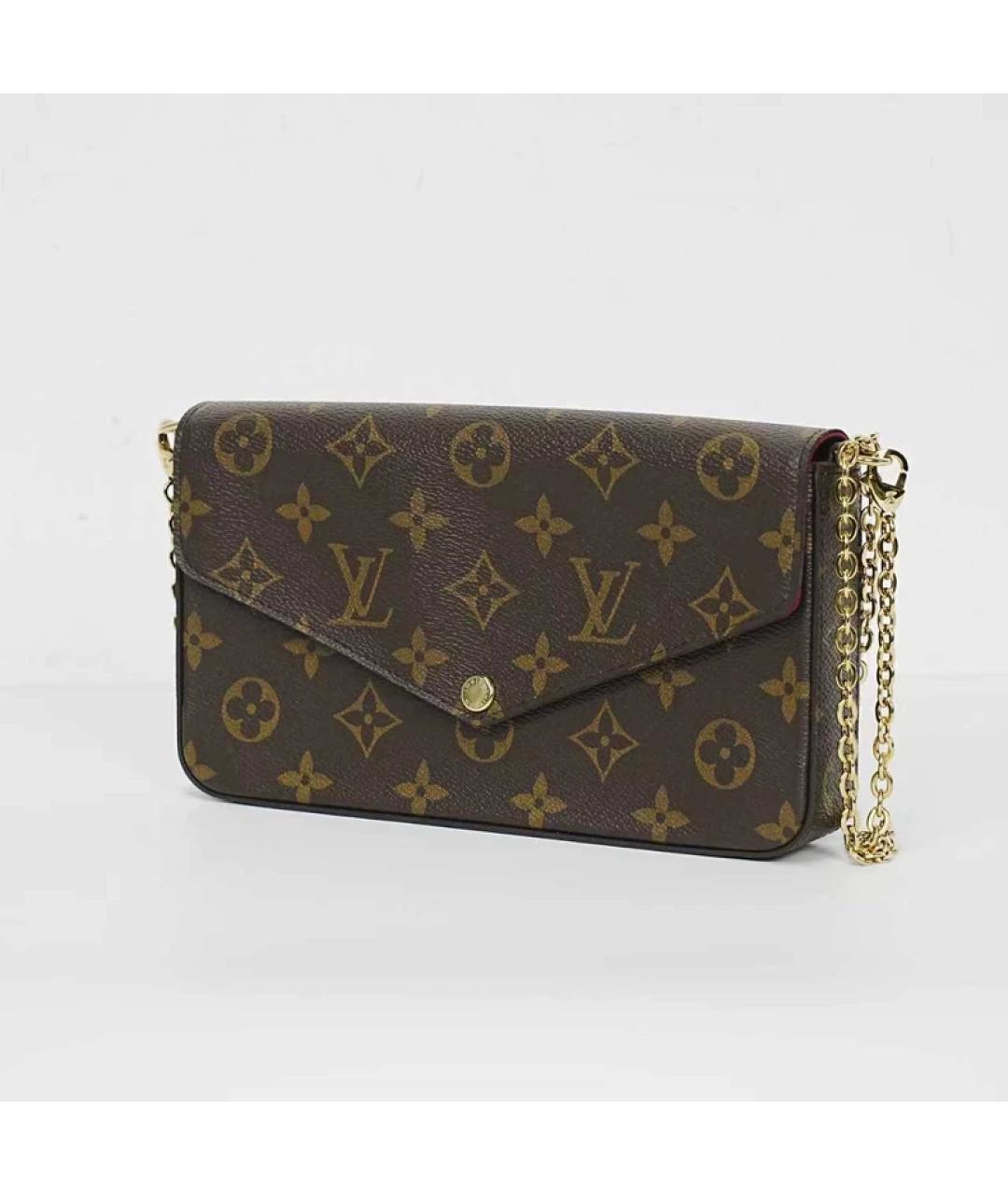 LOUIS VUITTON Коричневая сумка через плечо, фото 4