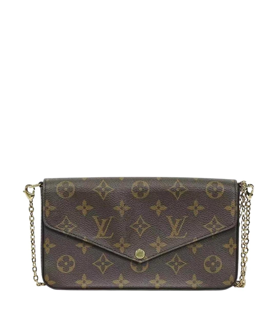 LOUIS VUITTON Коричневая сумка через плечо, фото 1