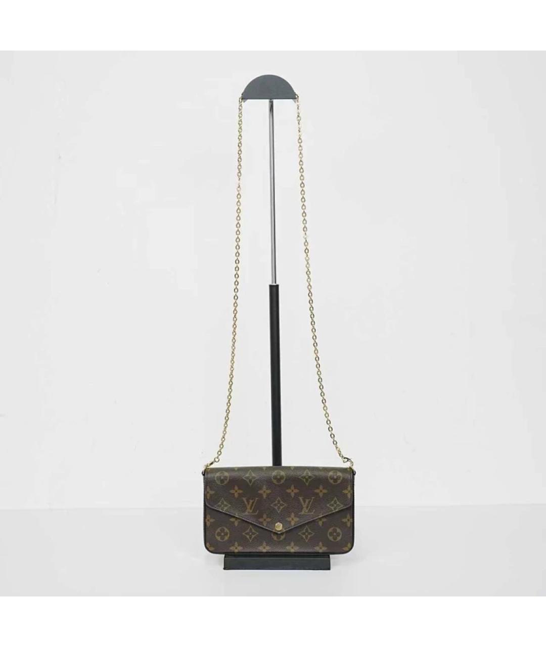 LOUIS VUITTON Коричневая сумка через плечо, фото 2