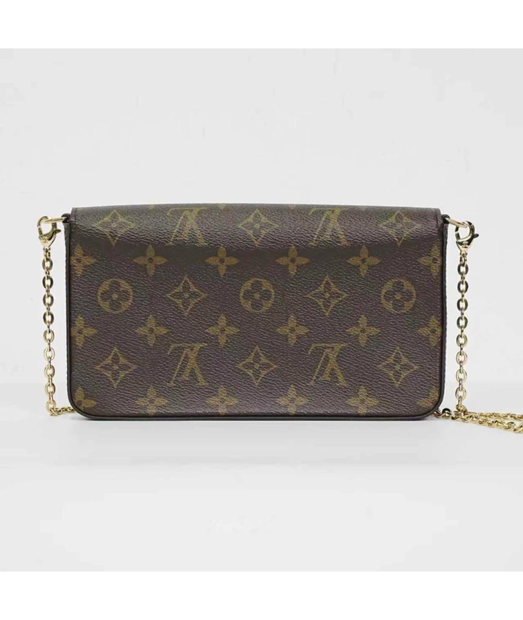 LOUIS VUITTON Коричневая сумка через плечо, фото 5