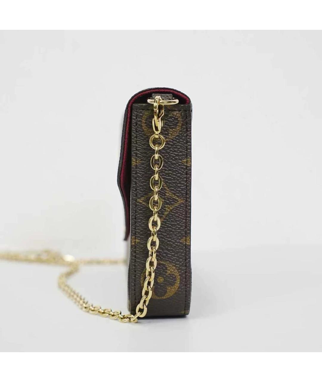 LOUIS VUITTON Коричневая сумка через плечо, фото 6