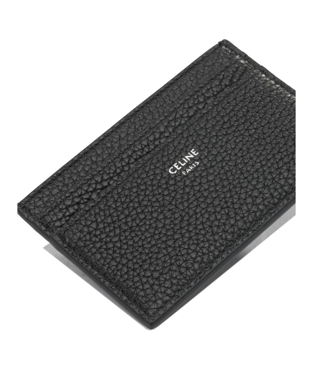 CELINE Черный кожаный кардхолдер, фото 4