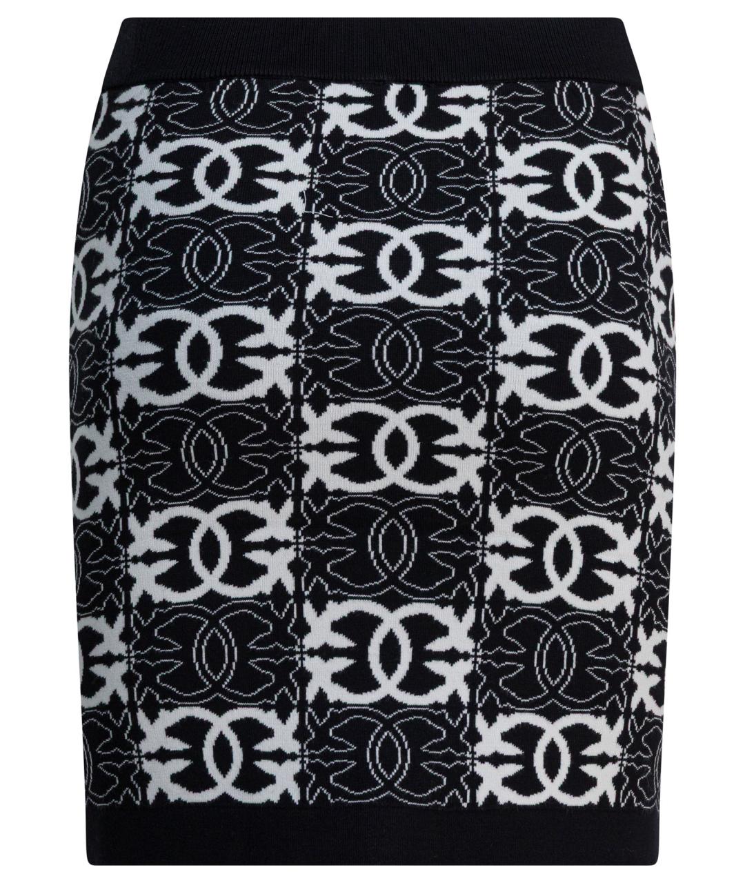 PINKO Черная вискозная юбка миди, фото 2