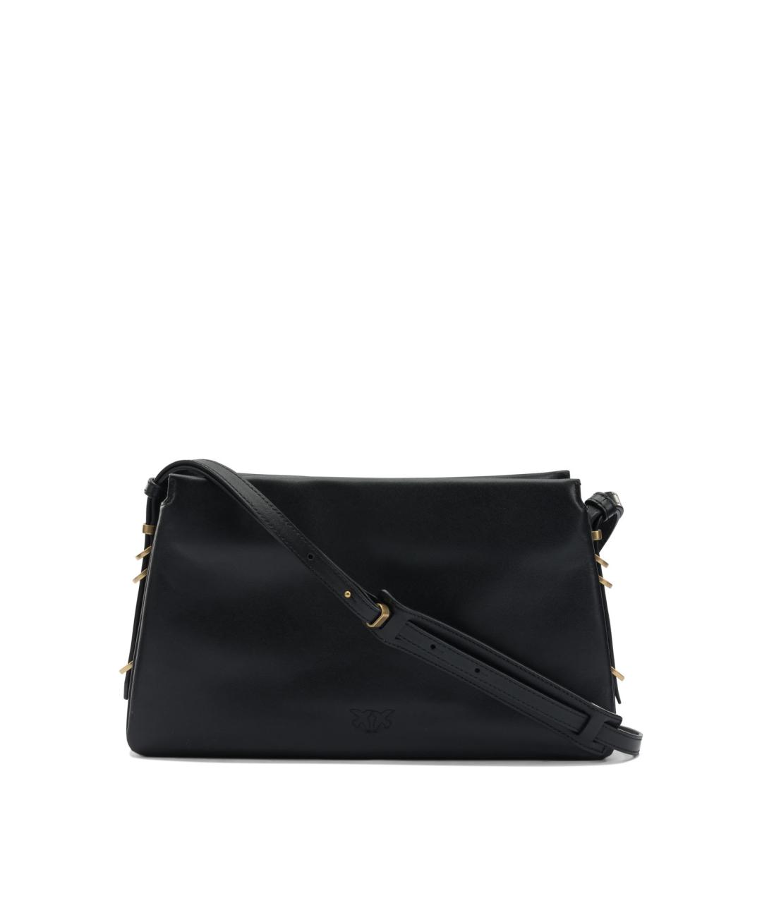 PINKO Черная кожаная сумка через плечо, фото 3