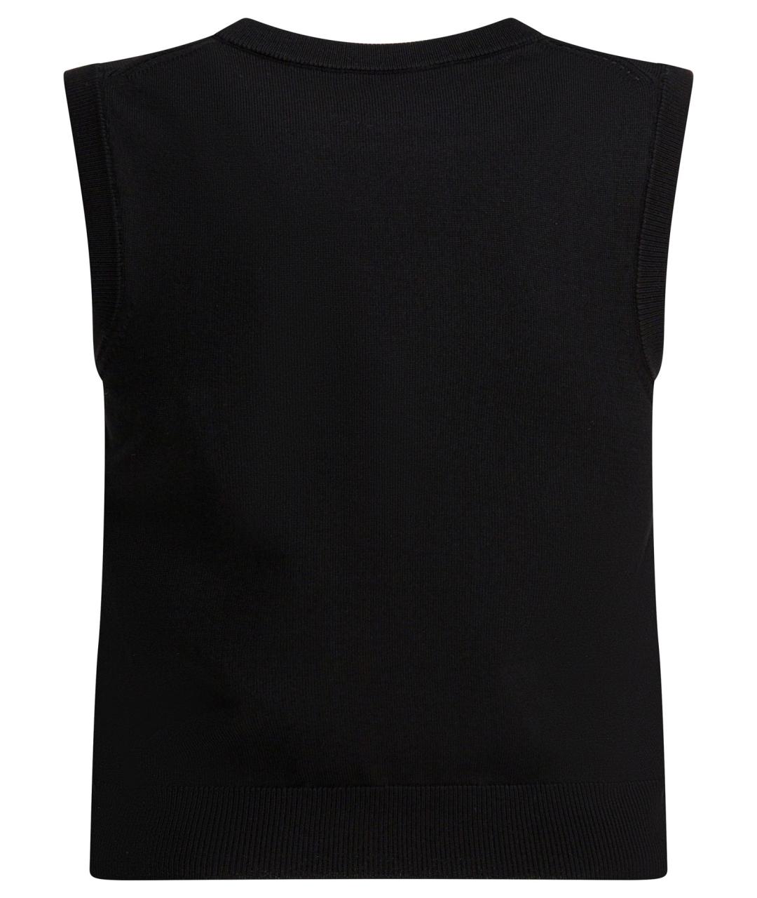 CELINE Черная шерстяная жилетка, фото 2