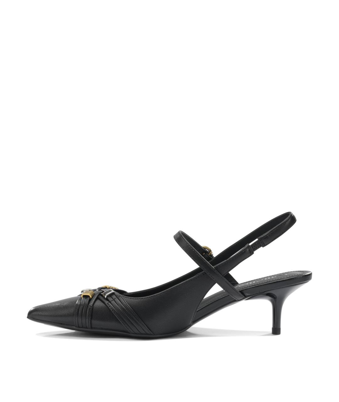 PINKO Черные кожаные туфли, фото 3