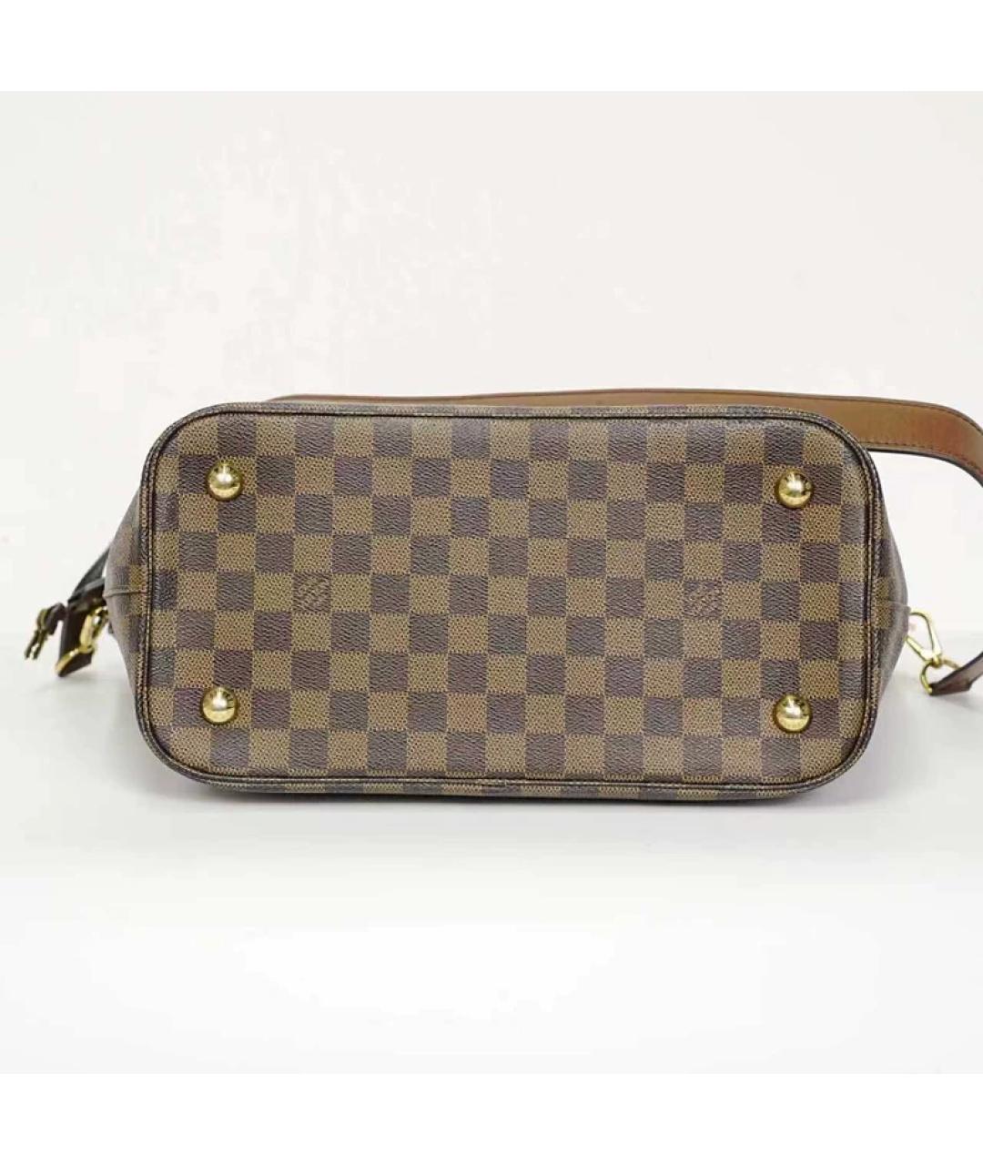 LOUIS VUITTON Коричневая сумка с короткими ручками, фото 7