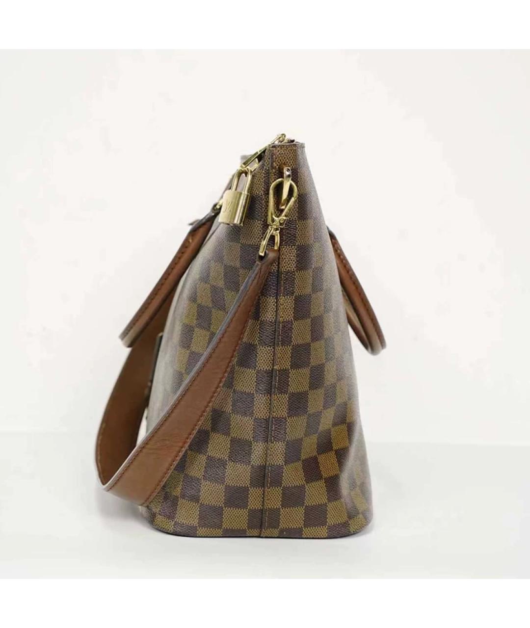 LOUIS VUITTON Коричневая сумка с короткими ручками, фото 2