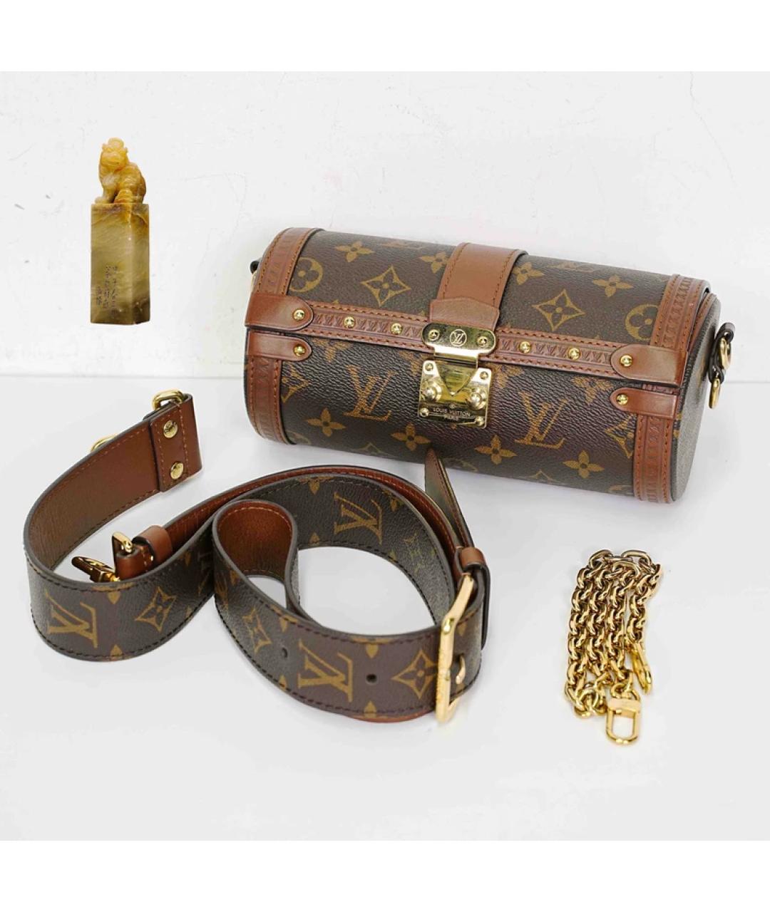 LOUIS VUITTON Коричневая сумка через плечо, фото 9