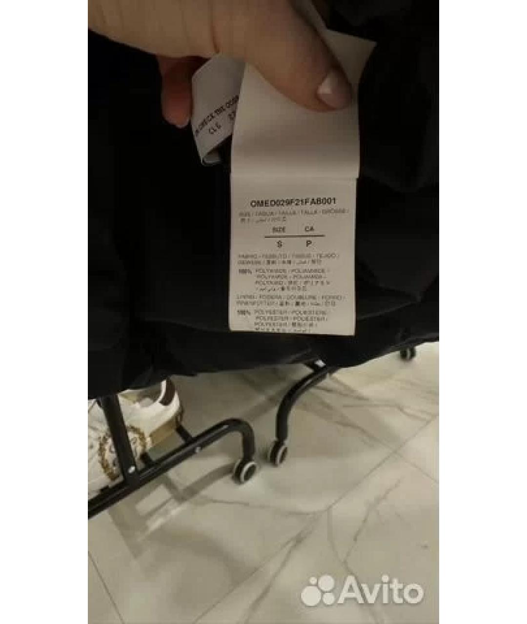 OFF-WHITE Черный полиамидовый пуховик, фото 5