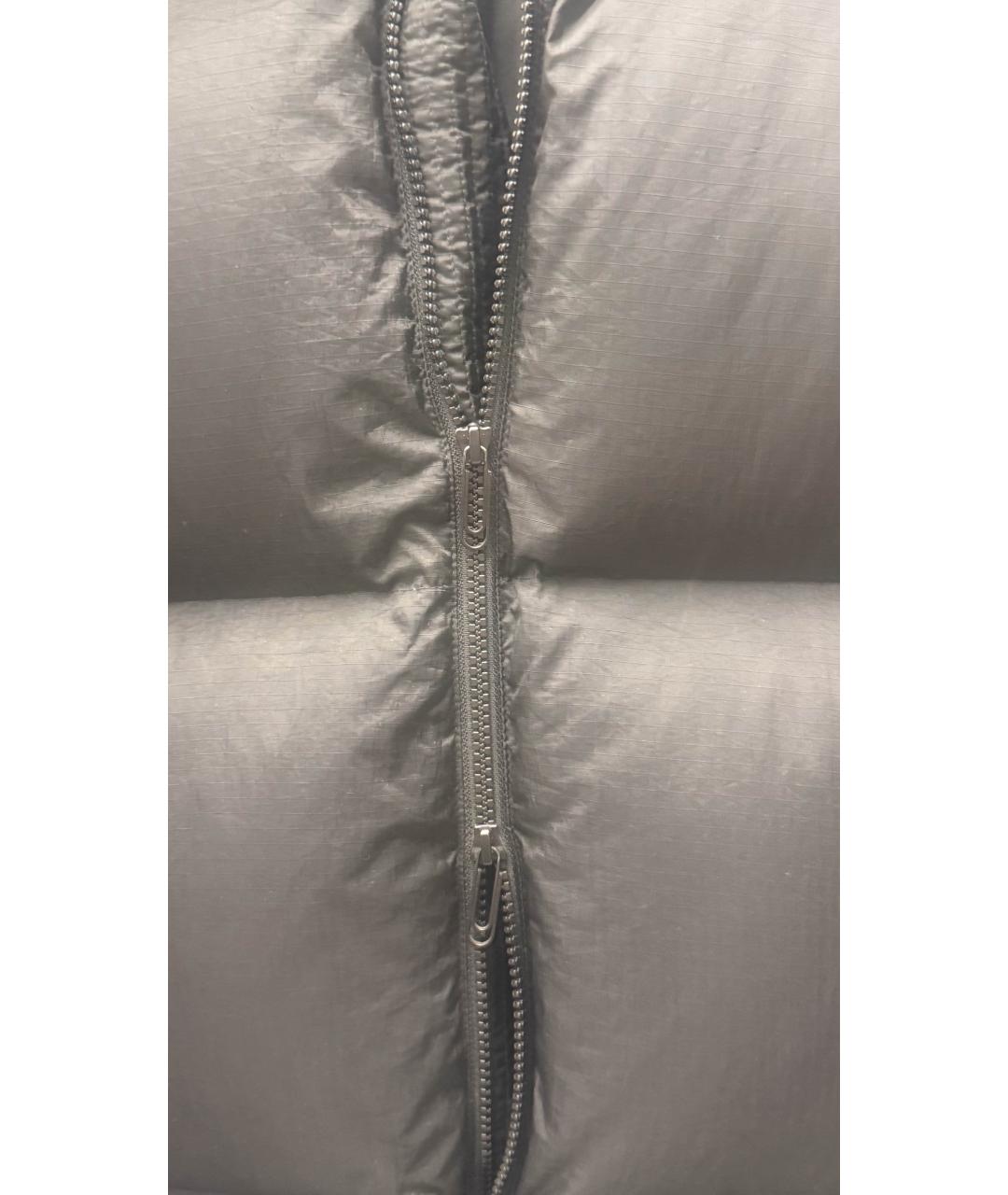 OFF-WHITE Черный полиамидовый пуховик, фото 8