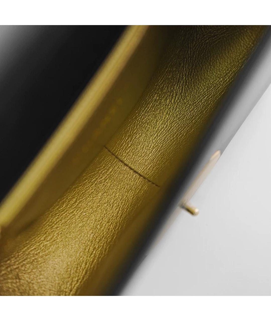 CHANEL Черная кожаная сумка через плечо, фото 8