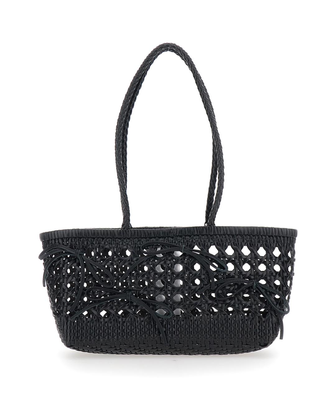 OSOI Черная кожаная пляжная сумка, фото 1