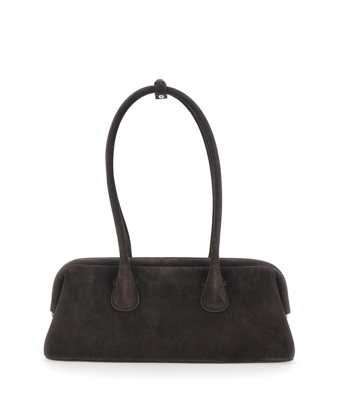 OSOI Коричневая замшевая сумка через плечо, фото 2