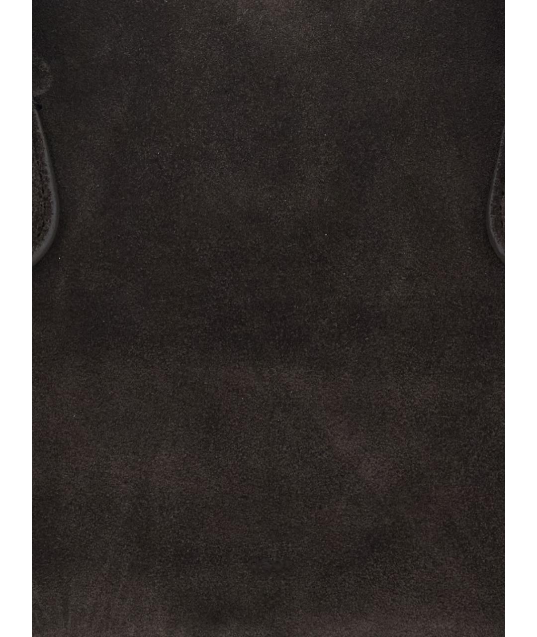 OSOI Коричневая замшевая сумка через плечо, фото 3