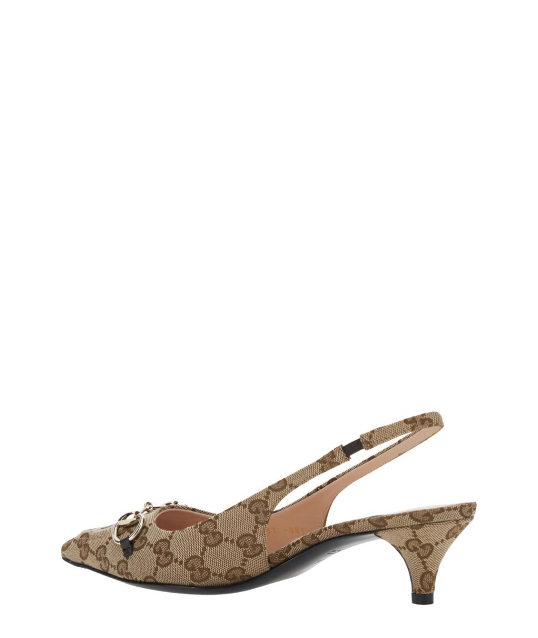 GUCCI Бежевые туфли, фото 3