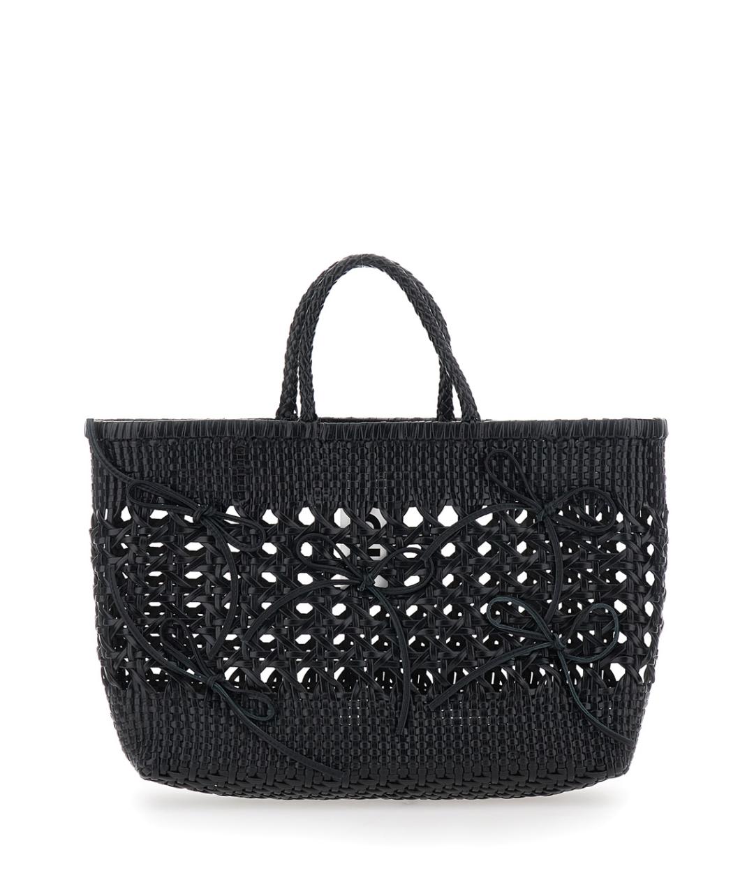 OSOI Черная кожаная пляжная сумка, фото 1