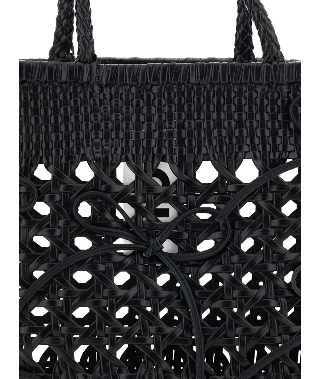 OSOI Черная кожаная пляжная сумка, фото 3