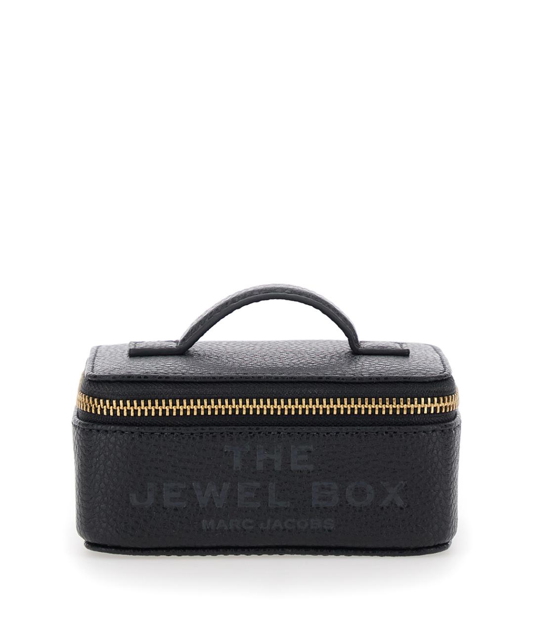 MARC JACOBS Черный кожаный чемодан, фото 1