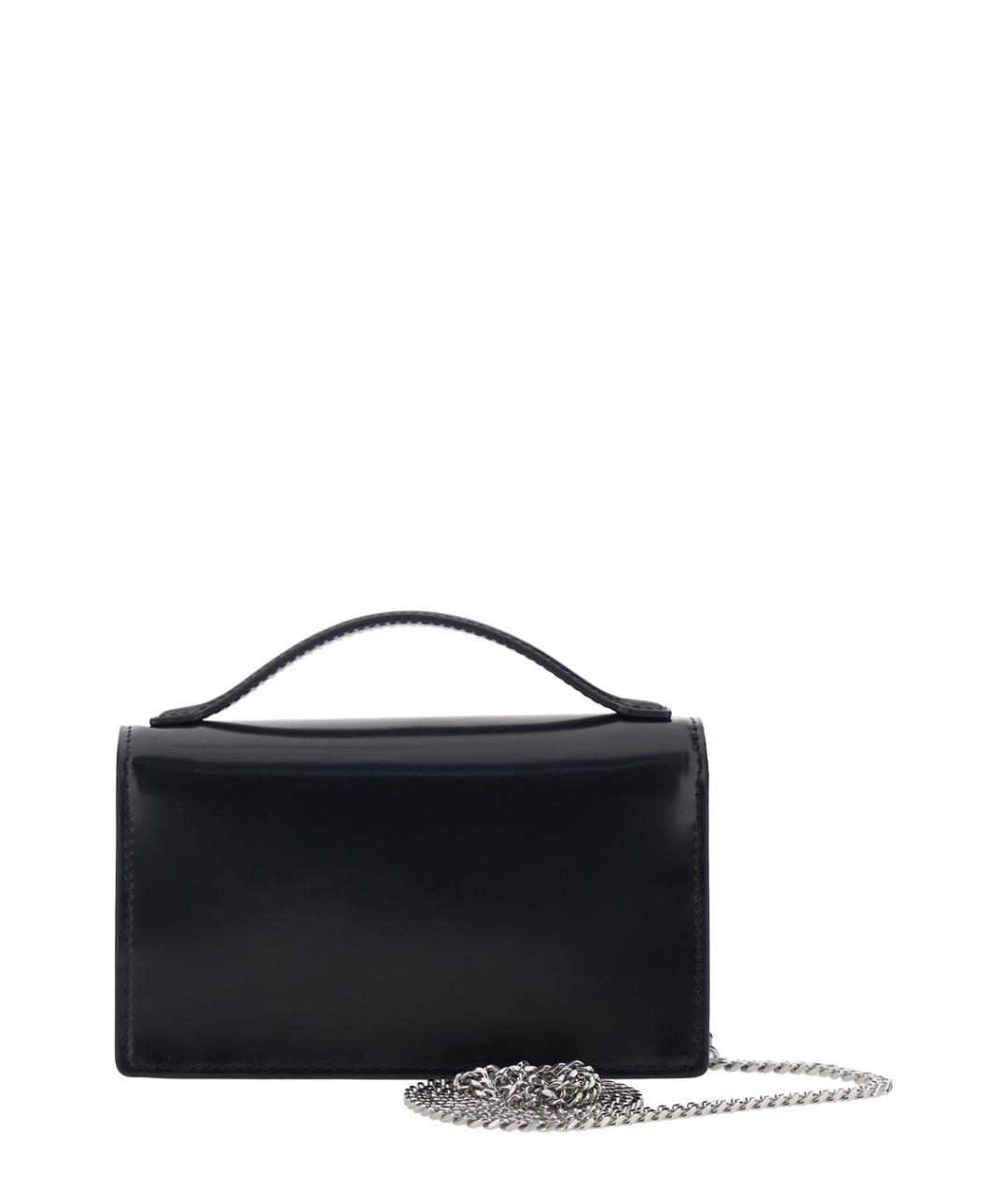 MARC JACOBS Черная кожаная сумка через плечо, фото 2
