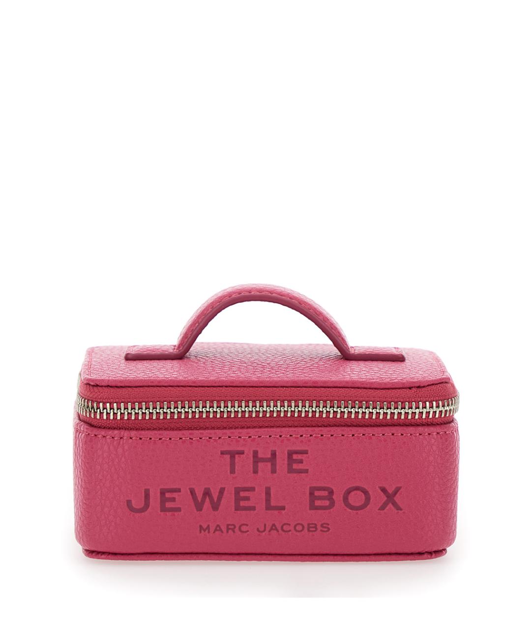 MARC JACOBS Розовый кожаный чемодан, фото 1