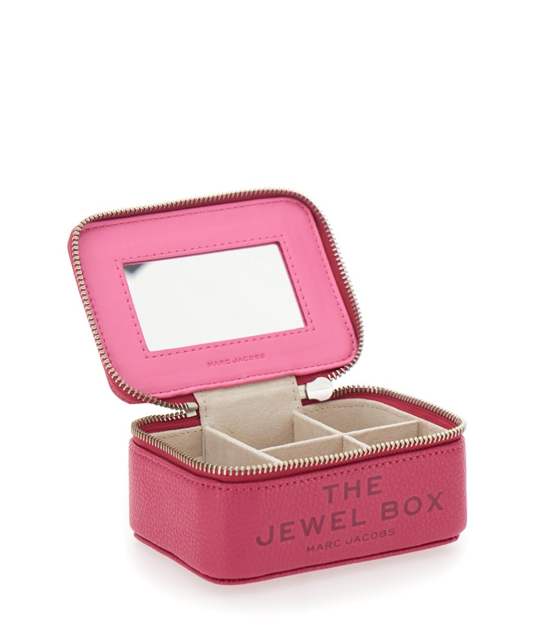 MARC JACOBS Розовый кожаный чемодан, фото 3