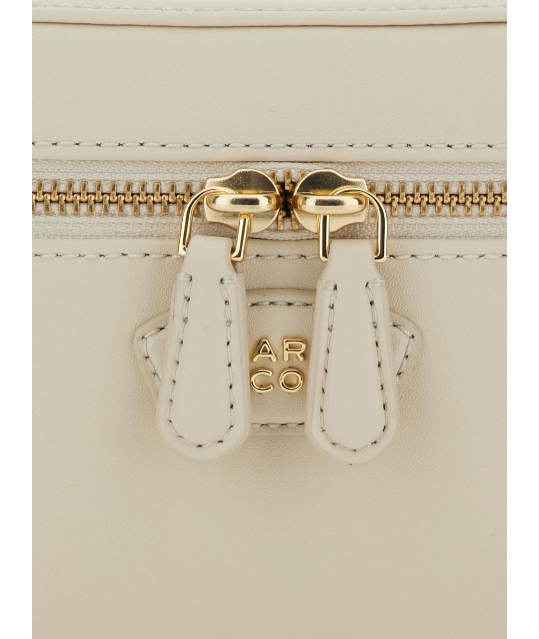 MARC JACOBS Белая кожаная сумка через плечо, фото 3