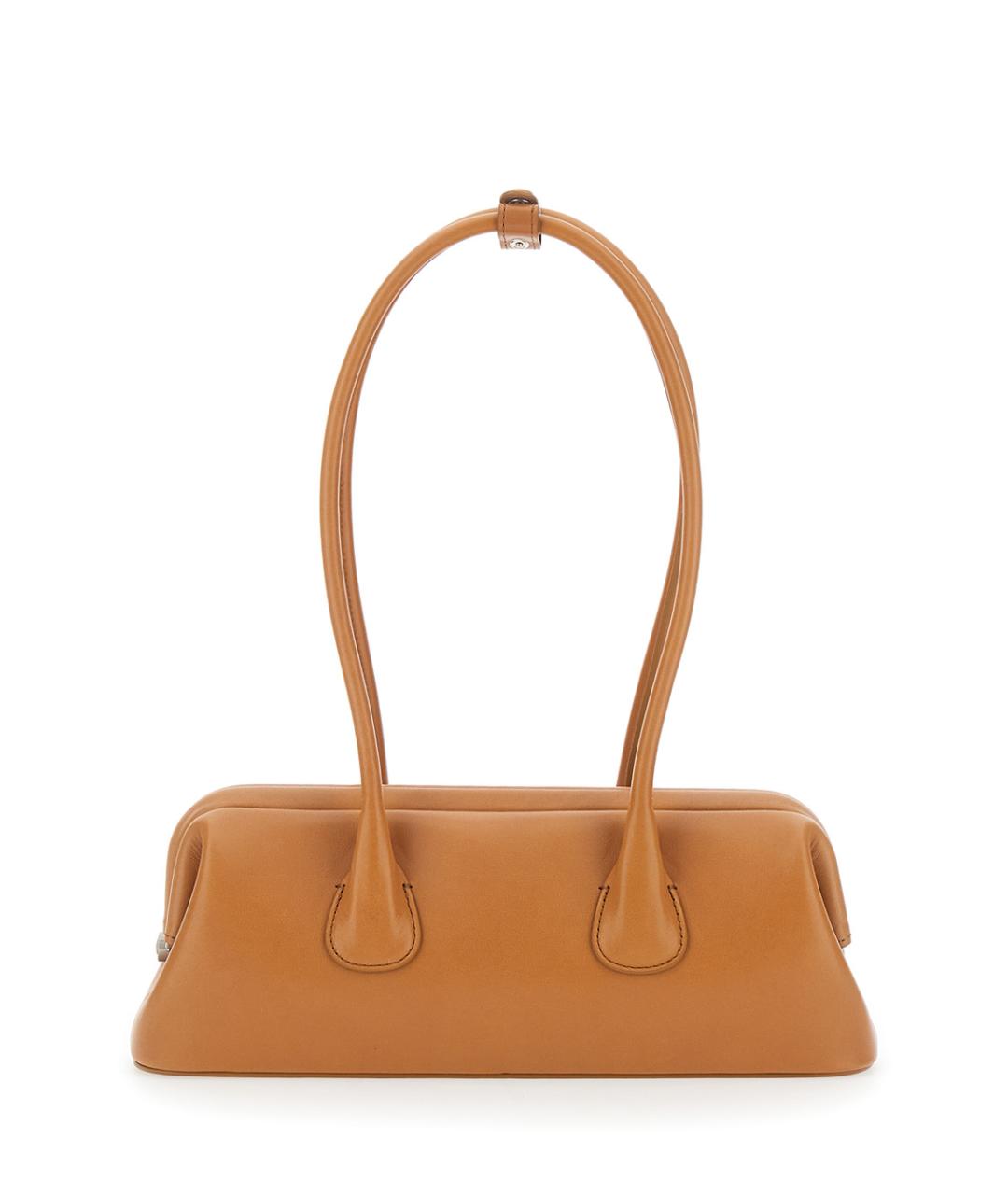 OSOI Коричневая кожаная сумка через плечо, фото 2