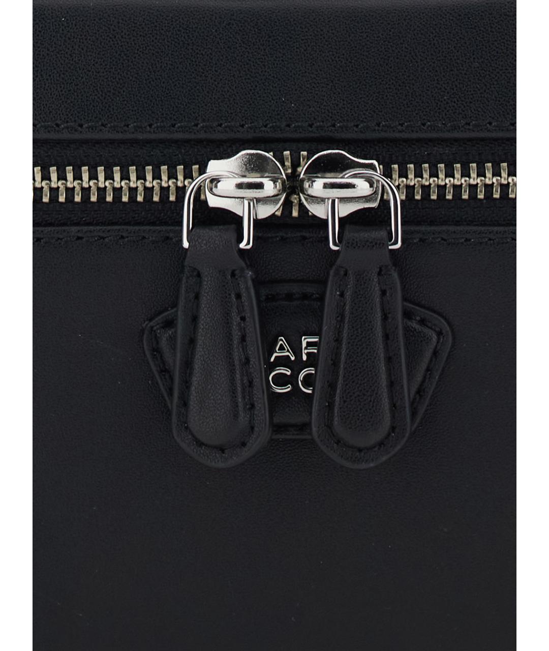 MARC JACOBS Черная кожаная сумка через плечо, фото 3