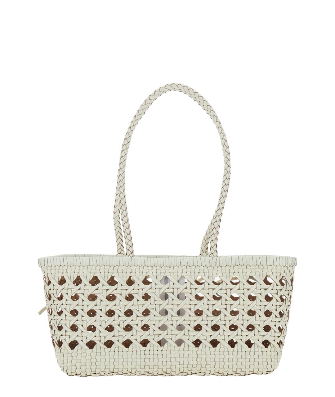 OSOI Белая кожаная пляжная сумка, фото 2