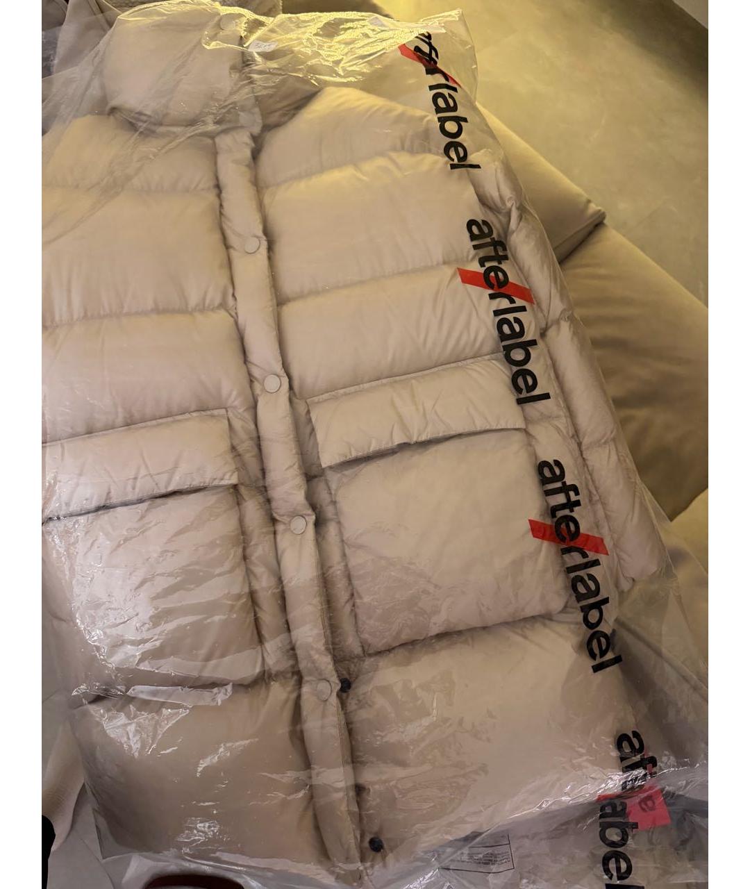 AFTER LABEL Бежевый синтетический пуховик, фото 4