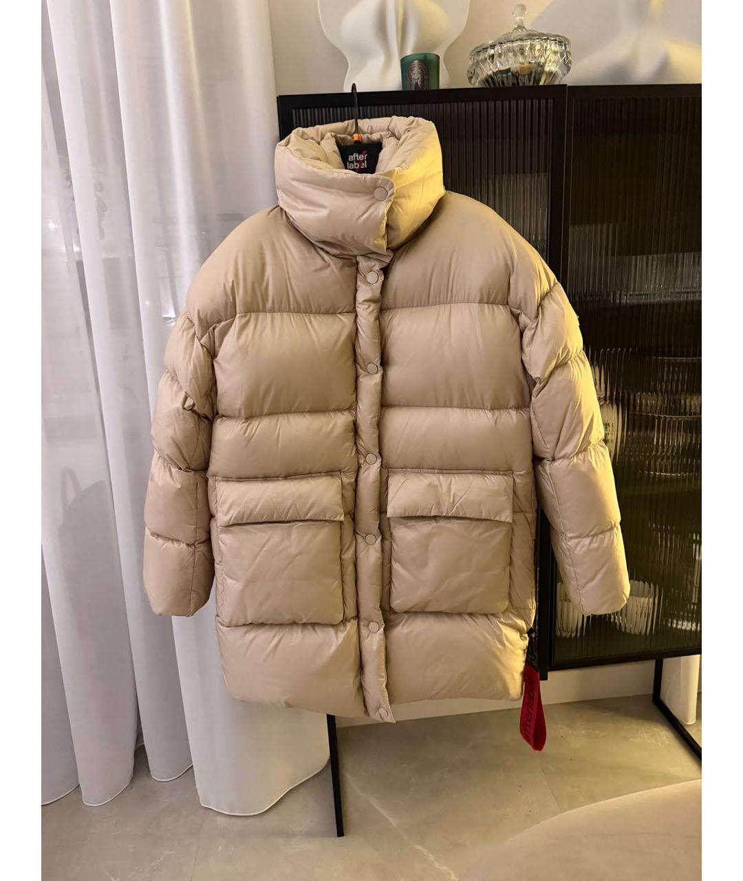 AFTER LABEL Бежевый синтетический пуховик, фото 6