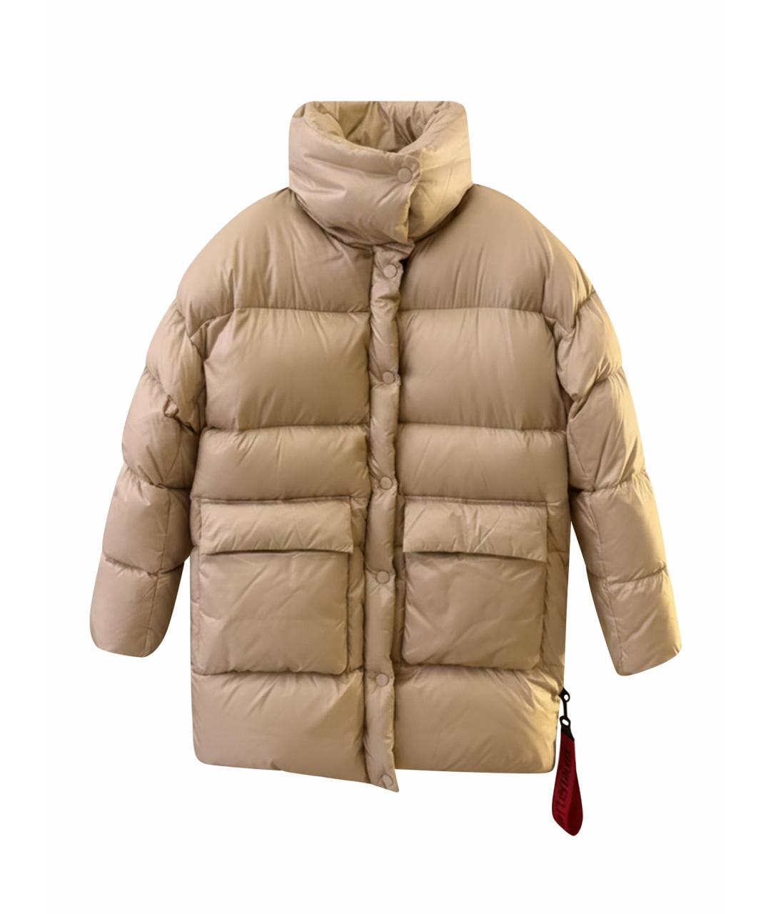 AFTER LABEL Бежевый синтетический пуховик, фото 1