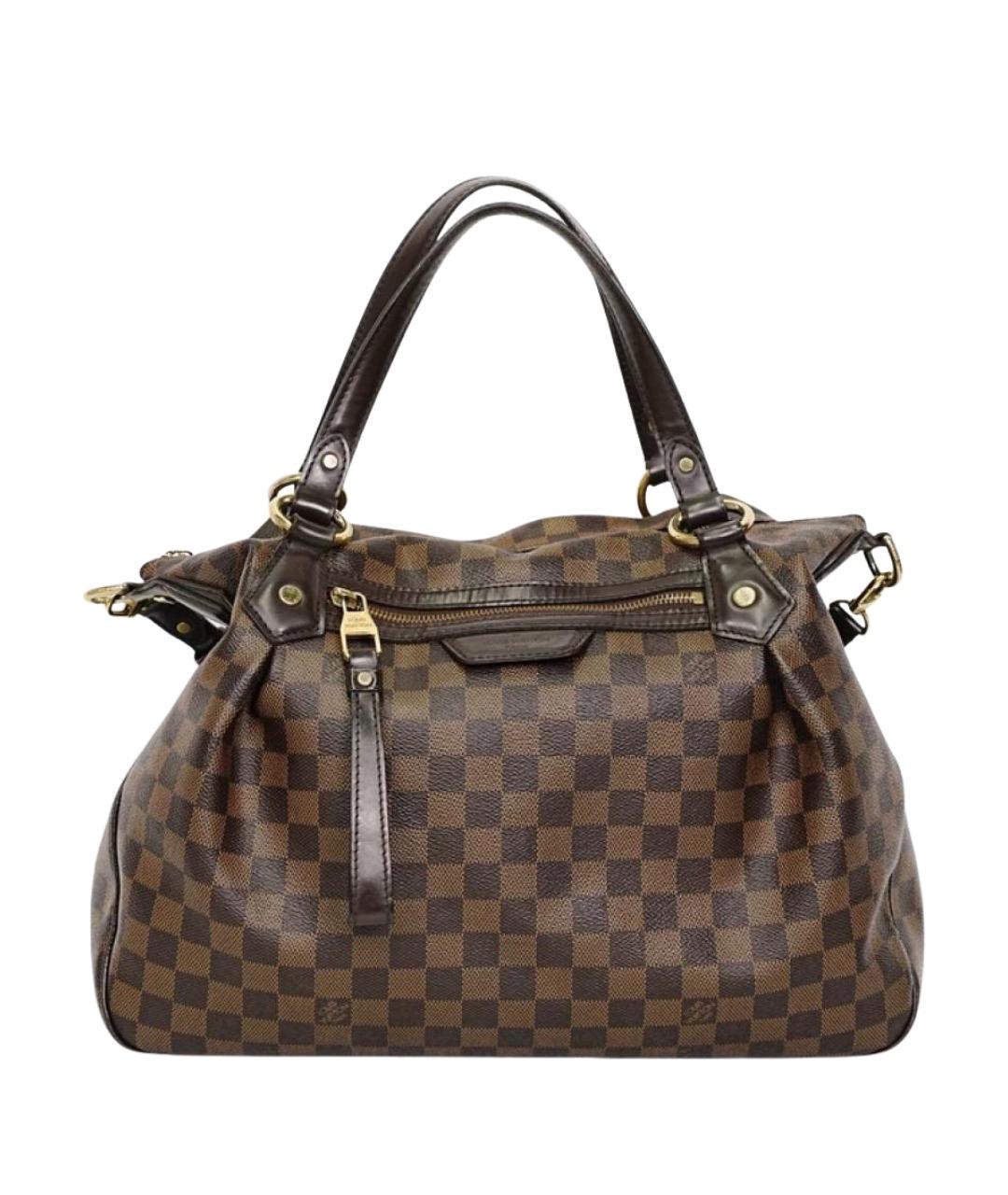 LOUIS VUITTON Коричневая сумка с короткими ручками, фото 1