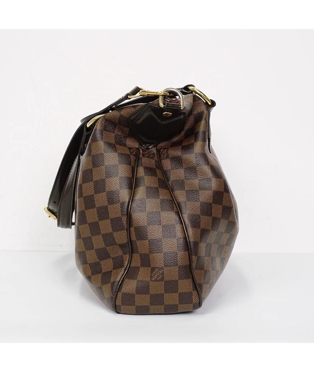 LOUIS VUITTON Коричневая сумка с короткими ручками, фото 5